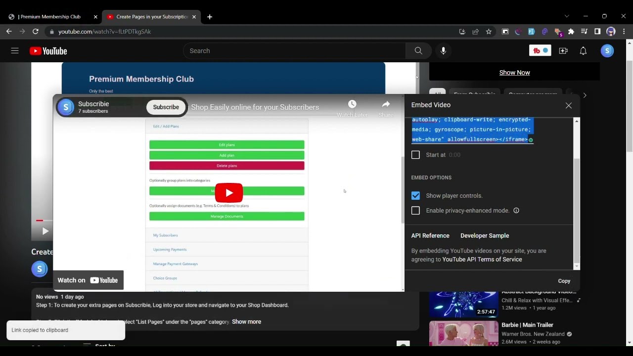 Easily Add a Video to Your Subscription Shop