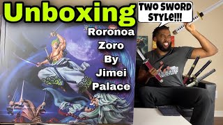 Unboxing INSANE One Piece Diorama | Roronoa Zoro vs Hawkins Premium Statue by Jimei Palace 1/6 Scale