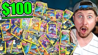 Celebrity WHATS INSIDE $100 OF DOLLAR TREE POKEMON PACKS??? Opening Ultra Rare Cards Net Worth