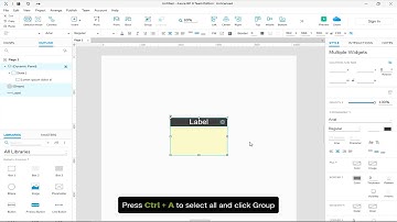 Axure RP Tutorial: How to Create Collapse