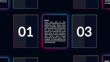 Card Gradient Border Animation Hover Effects Using Html Css | Glowing Gradient