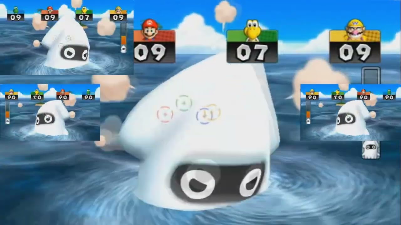 (RQ) Mario Party 9 - Boss Battle - Blooper Barrage has a Sparta Gamma Remix