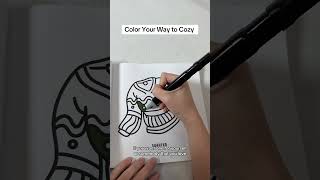 Cozy up this season with the ultimate relaxation coloring book