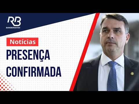 Flávio posts video on social media confirming attendance at the debate