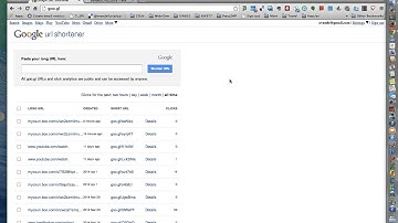 Creating QR codes with goo.gl