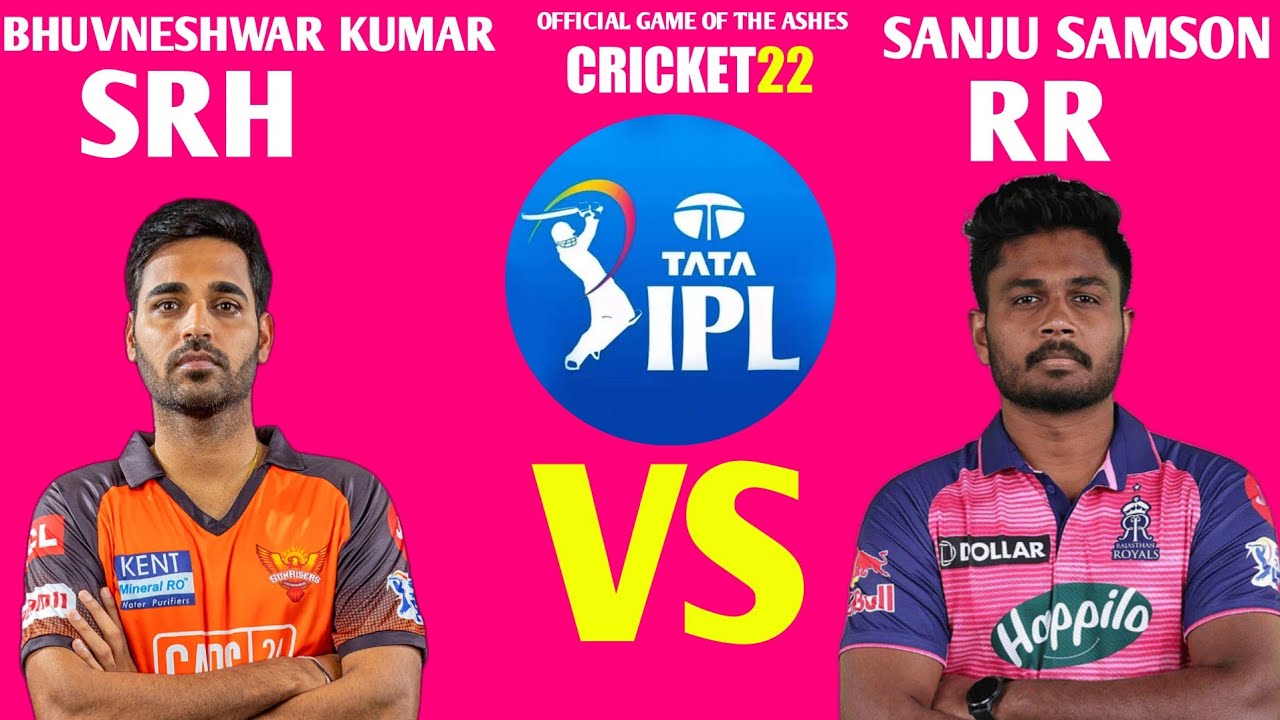 SRH VS RR T20 Match with New IPL 2023 TEAMS - Cricket 22 ...