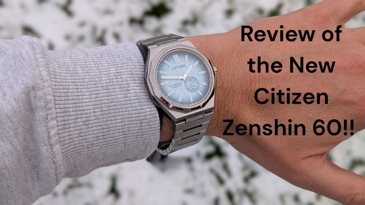 New Citizen Zenshin 60 NK5020-58L watch review! - YouTube
