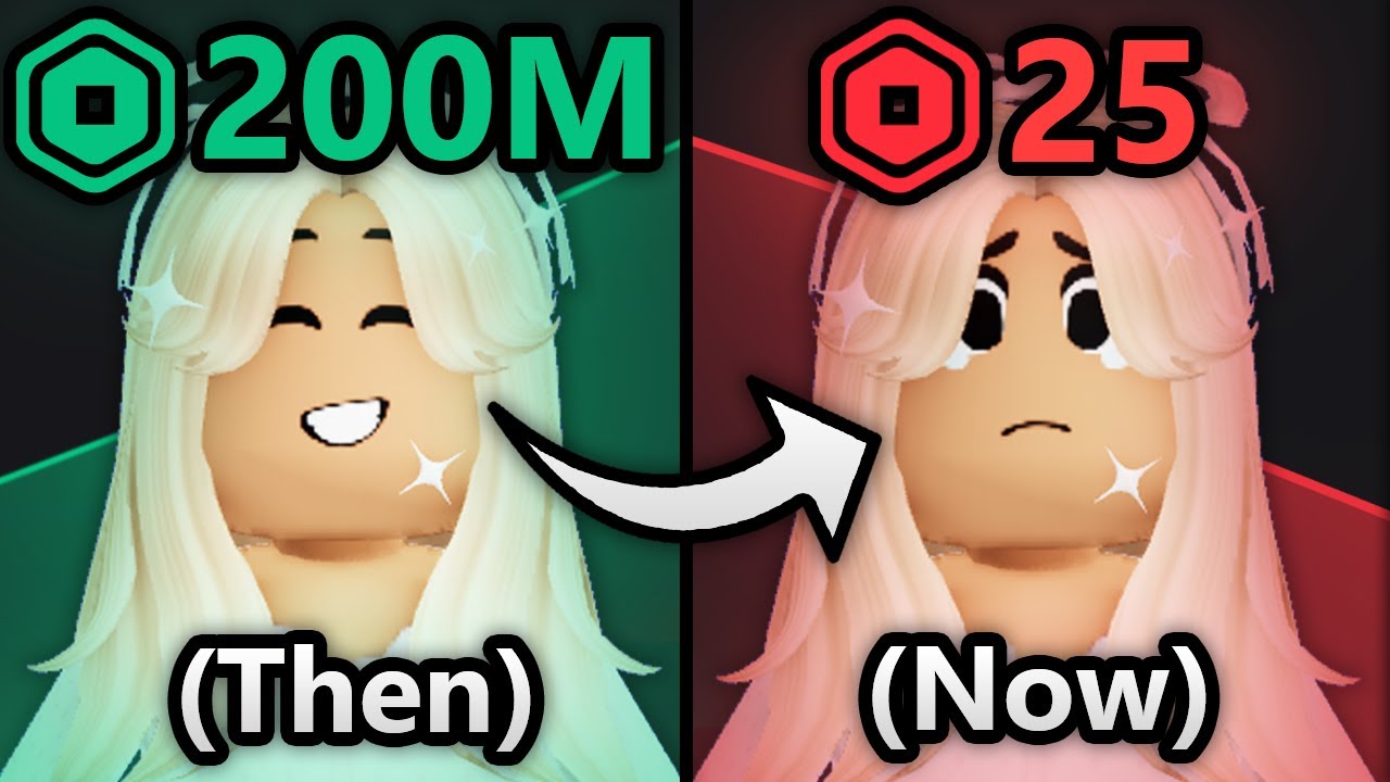She Lost 200M Robux In A Day...