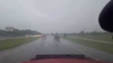 What it sounds like to lose a front driveshaft/transfer case while storm chasing in Missouri