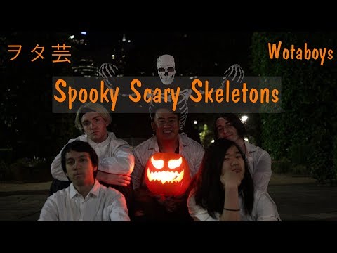 Spooky Scary Skeletons - Cyalume Dance/ハロウィンにヲタ芸【wotaboys】