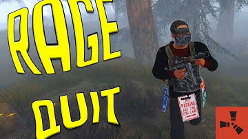 RAGE QUIT! - RUST Solo Survival Gameplay #8