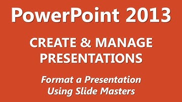 MOS Review - PowerPoint 2013 - Create and Manage Presentations - Part 2 of 5