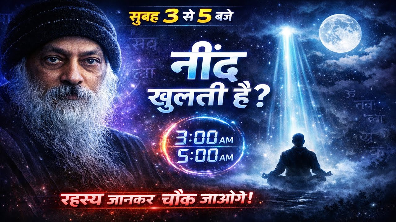 OSHO - सुबह जल्दी उठने के ये 6 पायदे अभी जान लो I OSHO HINDI SPEECH