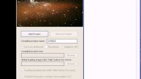 compile a project(3DRad)