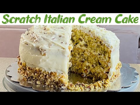 Italian Cream Cake | Italian Cream Cake Recipe