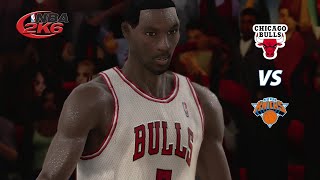 Chicago Bulls vs. New York Knicks in NBA 2K6 (Xbox 360) | Gordon Leads Fourth Quarter Comeback