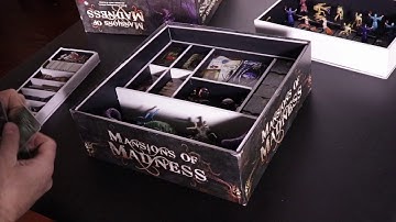 DIY Mansions of Madness Tabletop Game Foam Core Box Insert