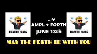 AMPLEFORTH GOVERNANCE TOKEN: JUNE 13TH UPDATE! GET THOSE DIPS GUYS!