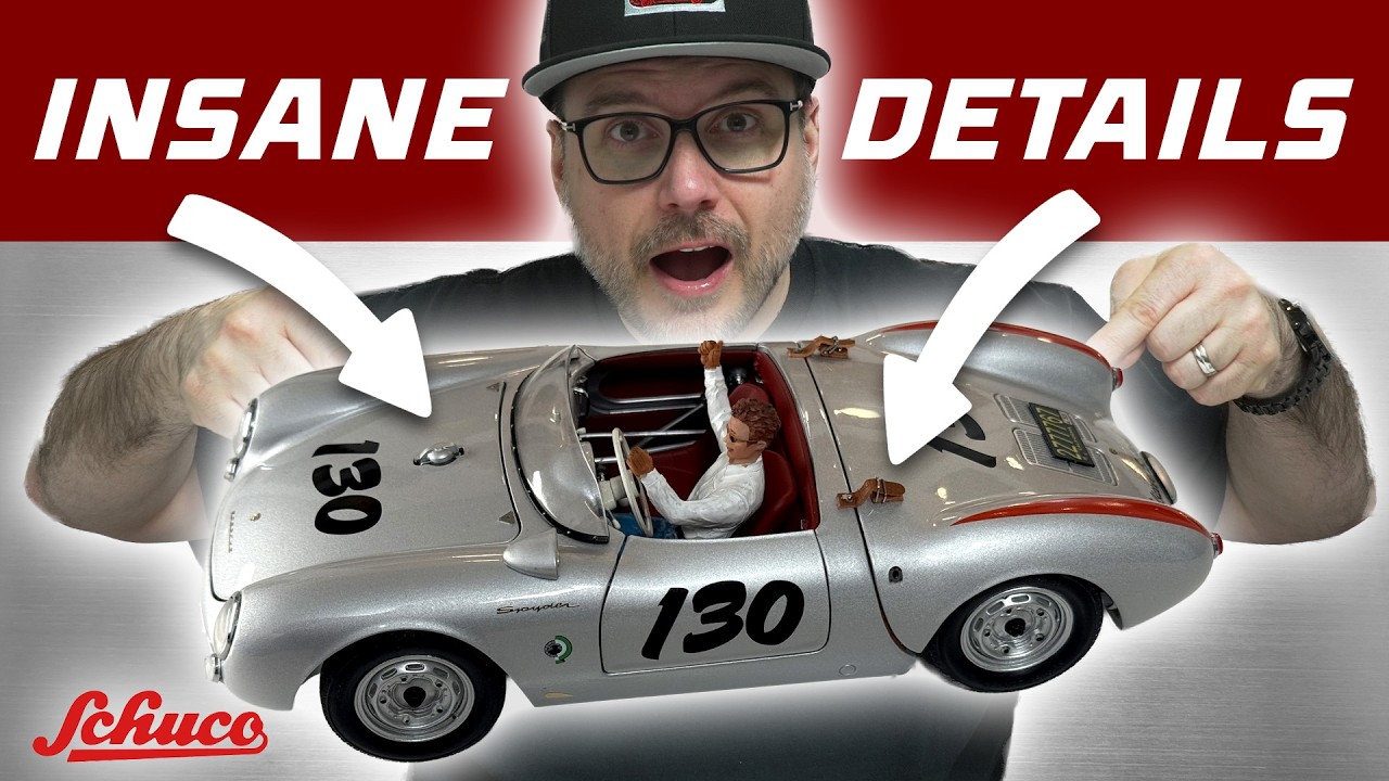 ミニカー PORSCHE 550A SPEEDSTER Damage James Dean This 'Little Bastard' Has 350 INSANELY Detailed Parts! James