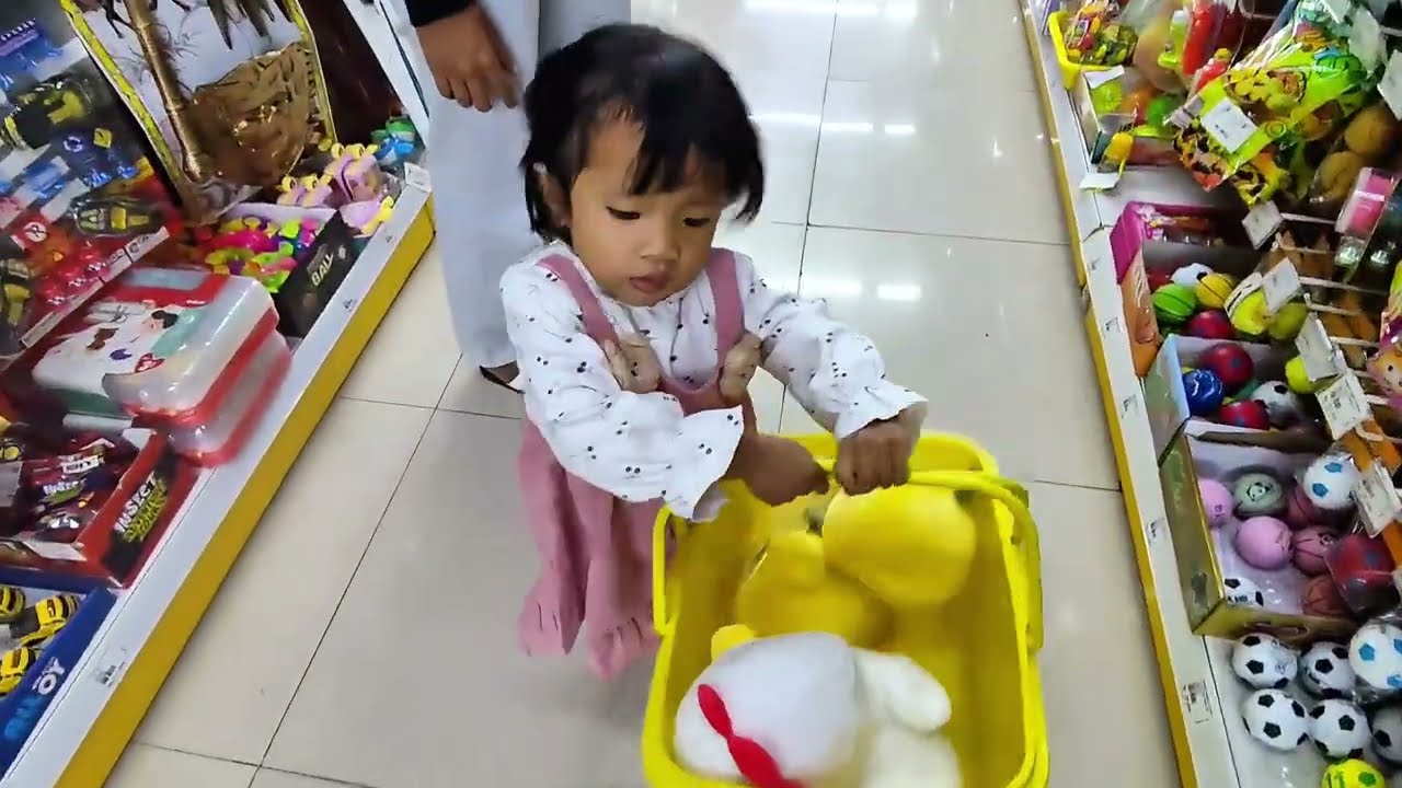 SENANGNYA AQILA DI AJAK BELI BONEKA BEBEK DAN AYAM KE MR DIY CIBINONG CITY MALL