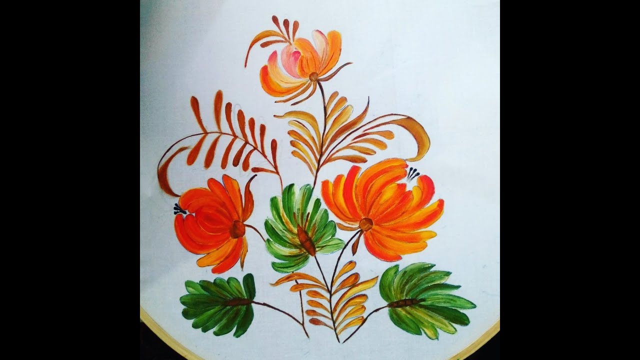 Fabric Painting Designs For Bed Sheet And Cushion Cover Tshirt