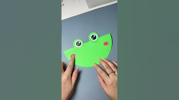 How to make a frog - Cách làm con ếch bằng giấy