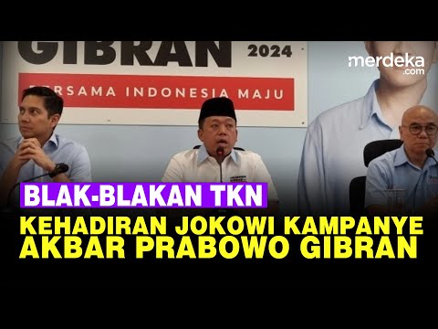 TKN Blak-blakan Kehadiran Jokowi di Kampanye Akbar Prabowo Gibran