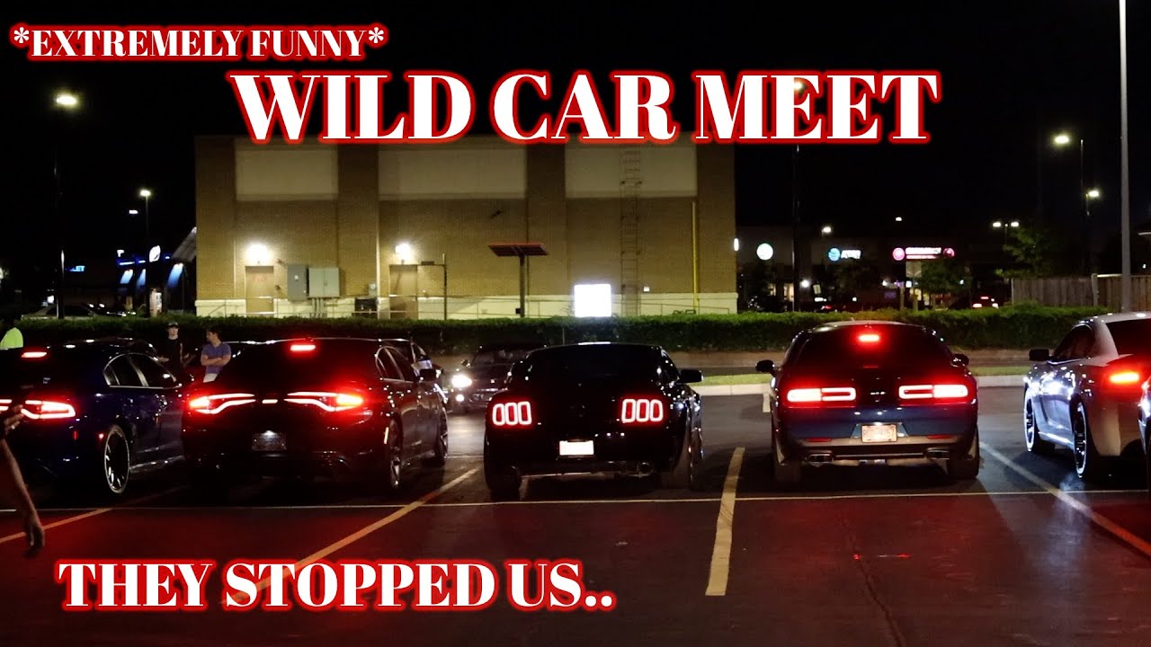 THE CRAZIEST CAR MEET GOT SHUT DOWN MULTIPLE TIMES (MUST WATCH) l Vlog ...
