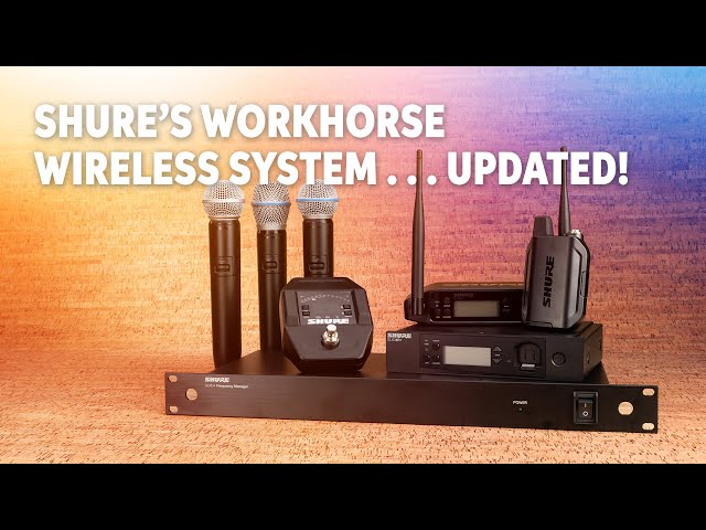 Shure GLX-D+ Digital Wireless Line Overview - YouTube
