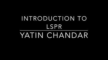 A (Brief) Introduction to LSPR