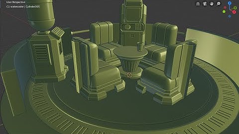 Blender 2.8: Modeling a SciFi Floor