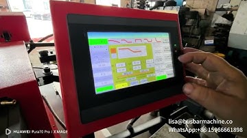 SS-30-3CNC PRO CNC busbar machine busbar bending and servo stop working status