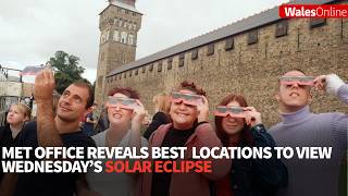 Met Office reveals best UK locations to view Wednesday’s solar eclipse