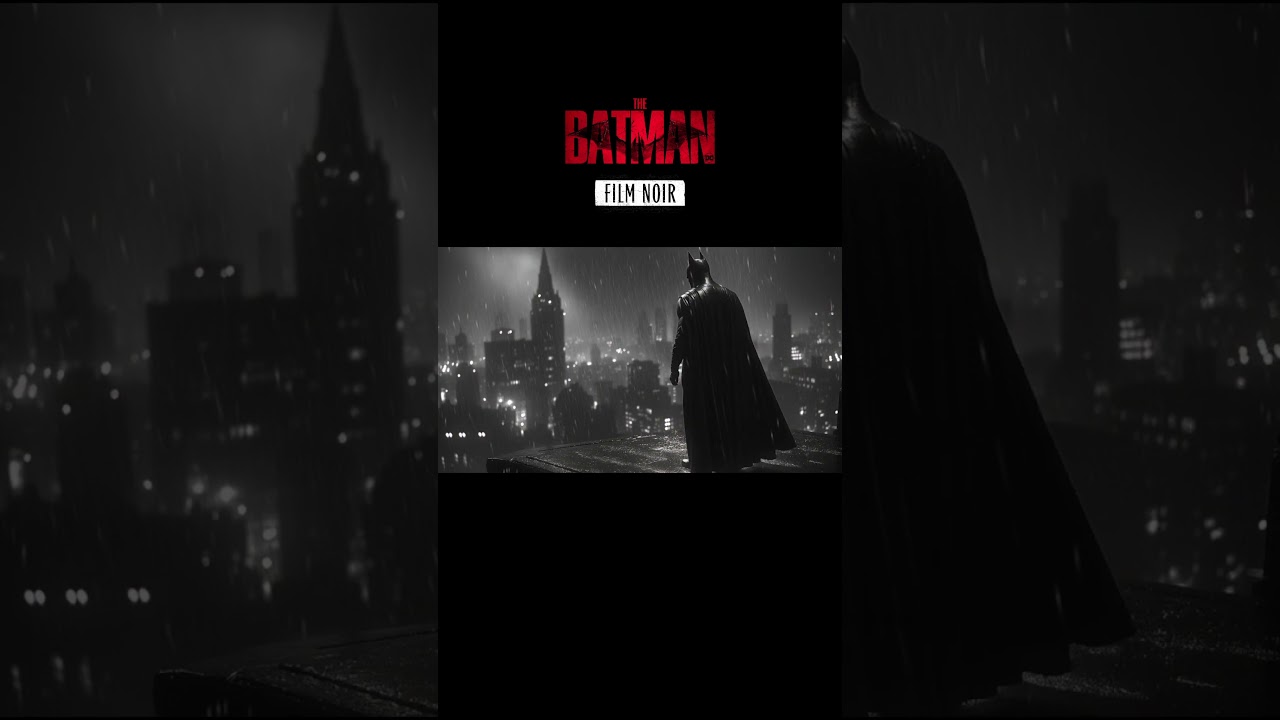 The Batman: Film Noir style 