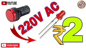 How To Make An AC Main LED Indicator Light ac power indicator