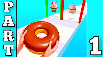 Sweet Donut Cake Run - Android iOS Mobile Gameplay Walkthrough All Levels Part 1