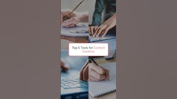 Top 5 AI tools for content creator👌🏻#contentcreator #topaitools #shorts