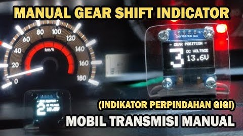 Membuat Tampilan "GIGI" mobil Xenia Manual transmission (Arduino)