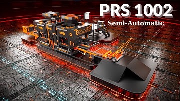 PRS 1002 Semi-Automatic Paving Block Machine!