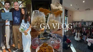 VLOG | ga for jimmy’s graduation, closet sale, nuuly haul, church talk, packing