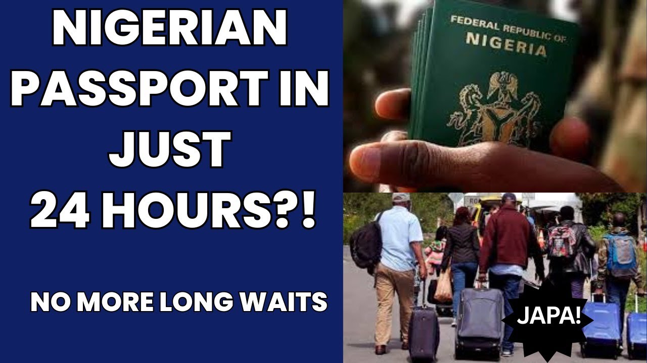 Нигерийский загранпаспорт за 24 часа | Больше никаких долгих ожиданий