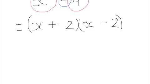 National 5 Maths Difference of Two Squares Factorising