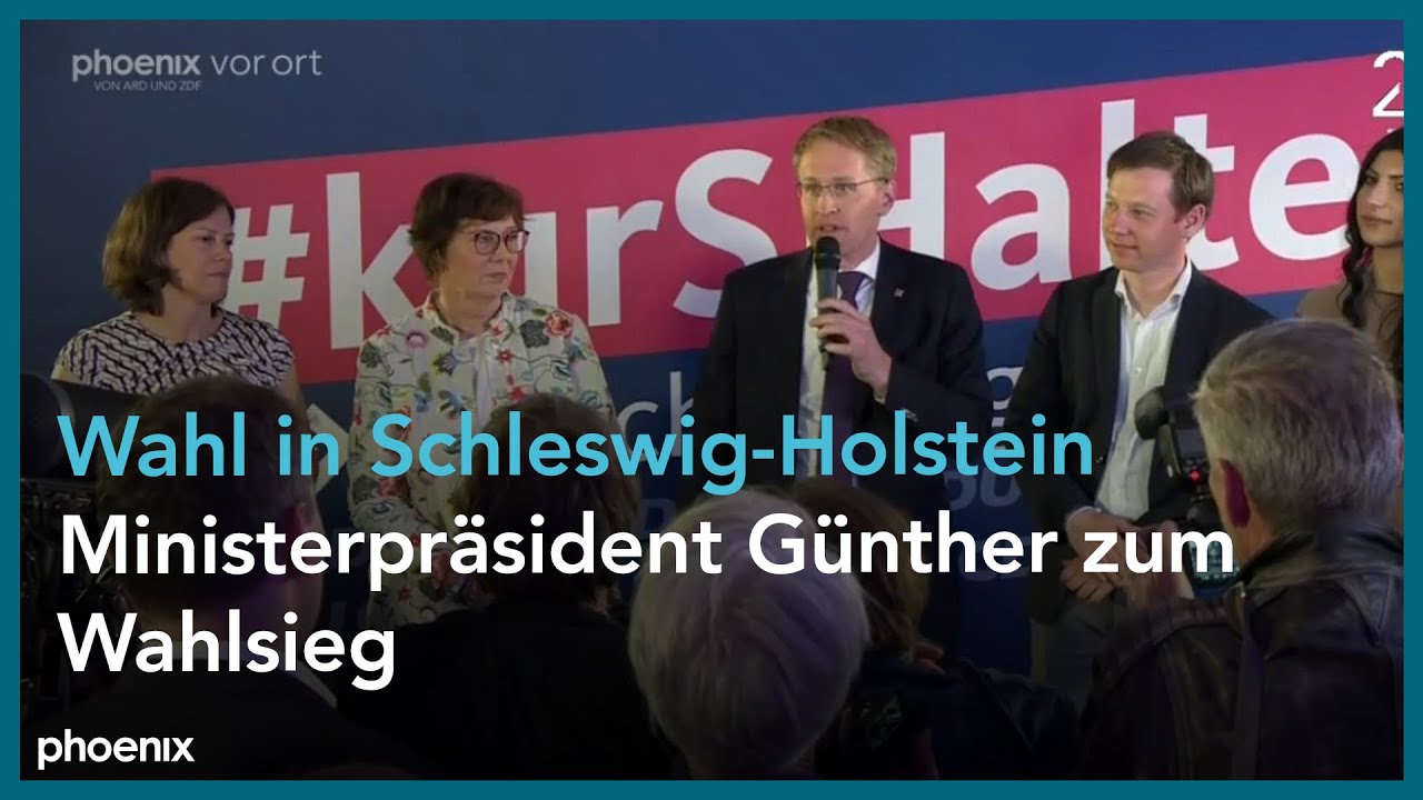 Schleswig-Holstein-Wahl: Reaktion des CDU-Spitzenkandidats am Wahlabend