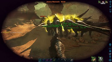 ARK  Survival Evolved Bossfight Manticore Alpha solo