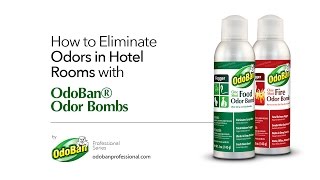How to Eliminate Odors in Hotel Rooms with OdoBan® Odor Bombs