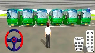 Ultimate Green Bus Parking Metro: Master Driving Class Game-3D Simulator#MobileGaming#BusSimulator screenshot 4