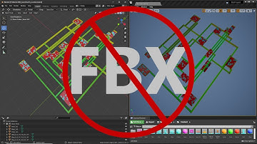 Blender to UE4 - No FBX Workflow! - 8000+ Mesh Export/Import - Entire Scene Pipeline Into Level
