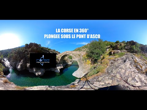 Image du reportage La Corse 360°. Plongée sous le pont d'Asco (CORSE IMAGES SOUS-MARINES)