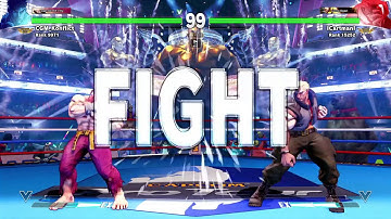SFV- CGM Konflict (Ryu) Vs lCartmanl (Nash) Ranked Match