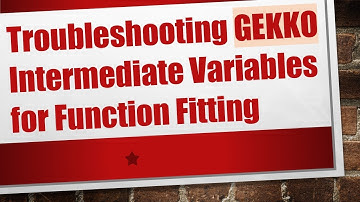Troubleshooting GEKKO Intermediate Variables for Function Fitting